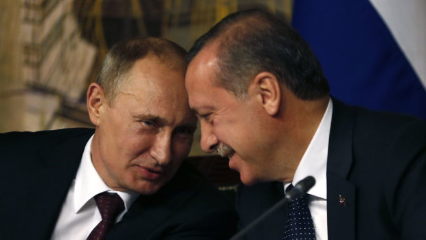 Владимир Путин и Раджеп Эрдоган