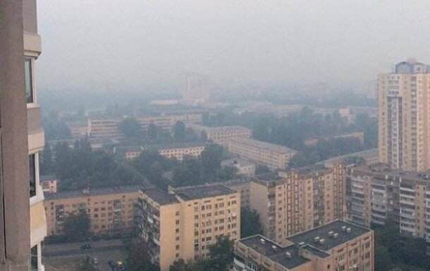Загрязнение воздуха в Киеве, фото Korrespondent