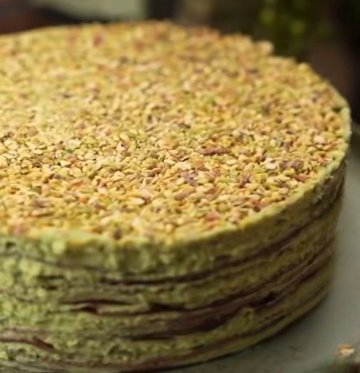 Шоколадный блинный торт: фото скрин рецепта