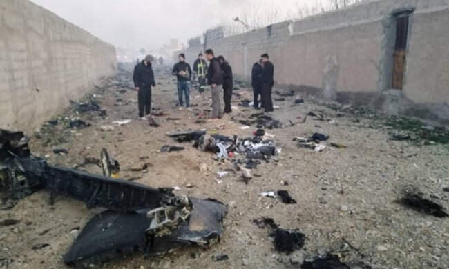 Авіакатастрофа в Ірані, скріншот із відео