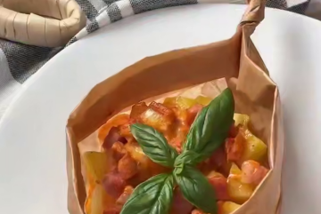 Лодочки с картошкой и ветчиной, кадр из видео