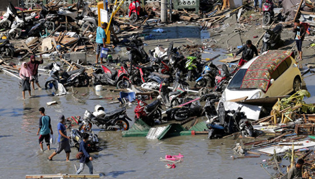 стихийное бедствие в Индонезии