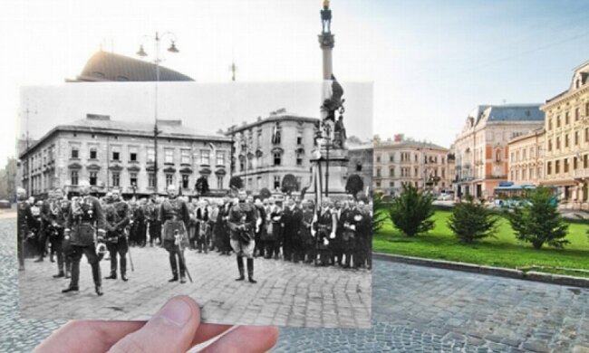 Львов сегодня и столетие назад: путешествие во времени (фото)