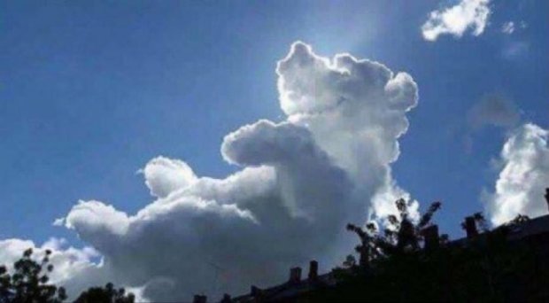 Облако Винни-Пух возникло в небе над благотворительной акцией