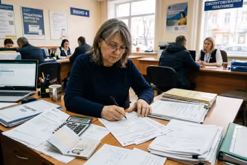 Податкова звітність. Фото: згенероване ШІ