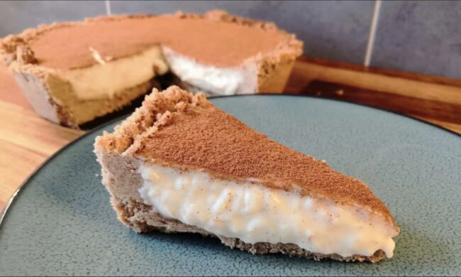 Молочний тарт: фото скрін Ютуб