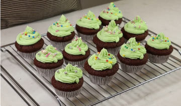 Рождественские мафины: фото скрин Ютуб