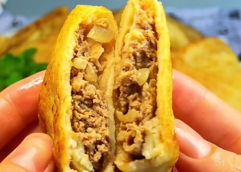 Блины с мясом, кадр из видео