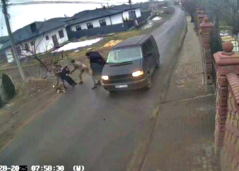 ТЦК затримали чоловіка із собакою / фото: скриншот Facebook