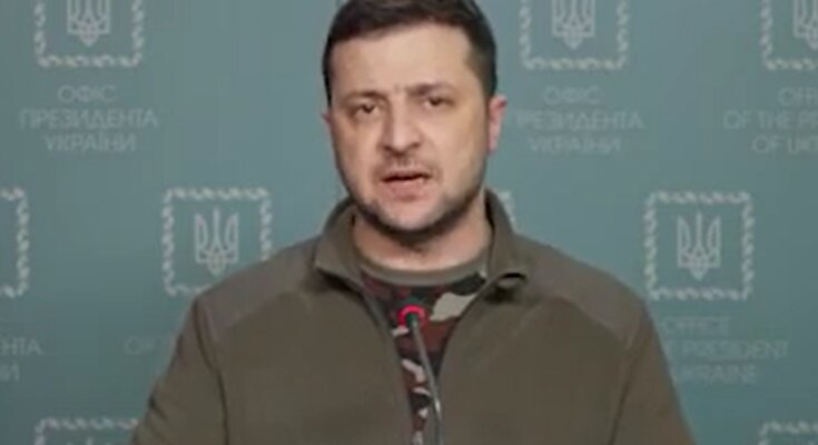 Скрін, відео YouTube Зеленський