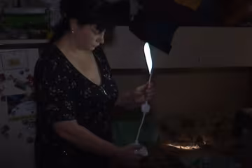 Відключення світла. Фото: скрін youtube
