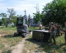 Строительство базы США в Украине: первые фото