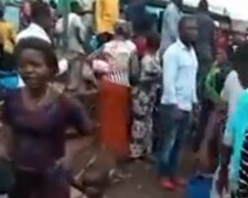 Вибух у церкві, кадр з відео