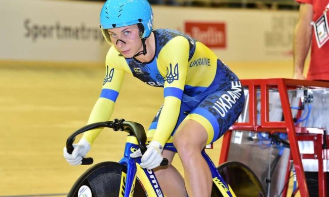 Українська велосипедистка виграла золоту медаль, випередивши росіянку