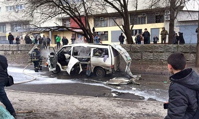 У Харкові підірвали авто комбата «Слобожанщини»