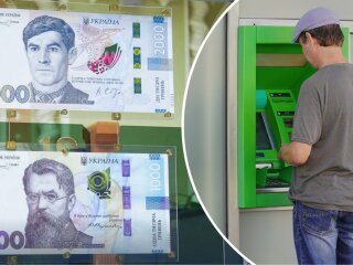 Банкнота 2000 гривень та банкомат: обмеження прийому