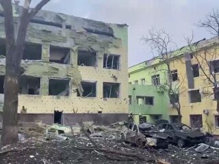 Пологовий будинок в Маріуполі, який знищили окупанти