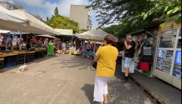 Ринок. Фото: скрин відео
