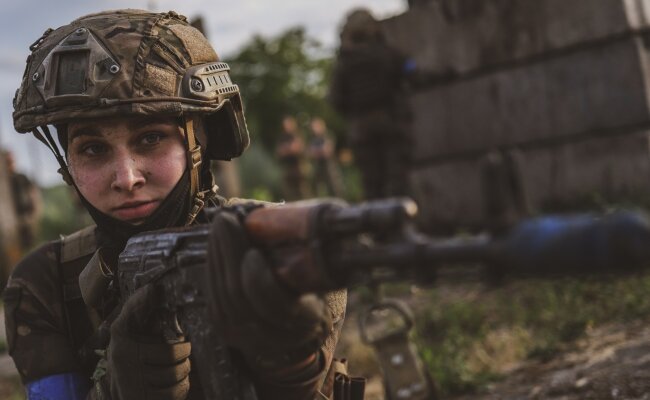 Мобілізація жінок. Фото: The Times