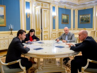 Зеленский на встрече с Иоганном Еліашем