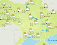 На українців чекають спека та грози