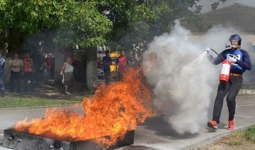 Волынские спасатели установили рекорд на всеукраинских соревнованиях (фото)