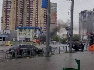 Вибухи у Харкові. Фото: Telegram