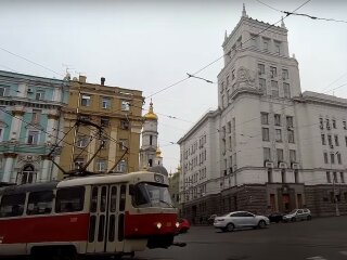 трамвай, скріншот з відео