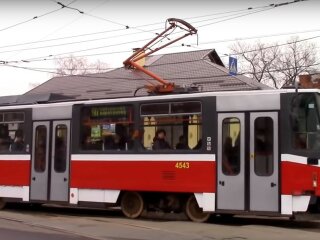 трамвай, скрін з відео