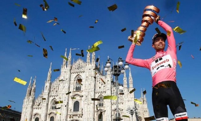 Нидерландский велогонщик выиграл престижную многодневку Джиро д’Италия