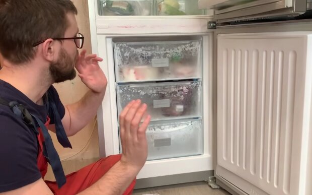 Холодильник. Фото: скрин youtube