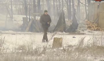 Блок-пост Нацгвардії спалахнув під Бердянськом (відео)