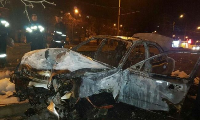 Український політик згорів заживо після ДТП