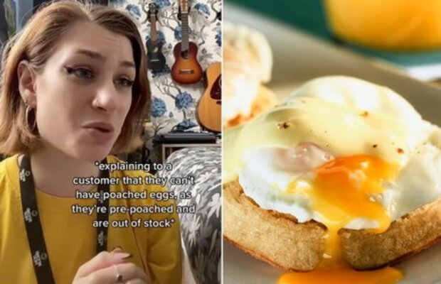 Официантка раскрыла секрет яиц-пашот (Изображение: ТикТок)