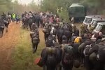 Кордон Білорусі та Польщі, скріншот: YouTube