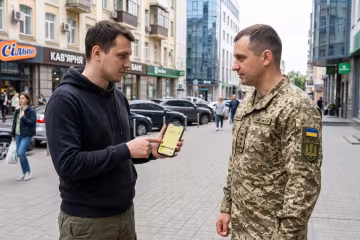 Мобілізація в Україні. Фото: згенероване ШІ