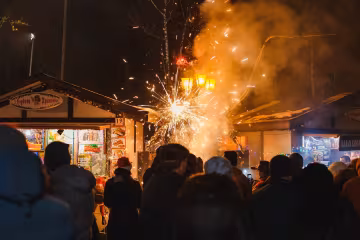Новогодний фейерверк, фото: vezha.vn.ua