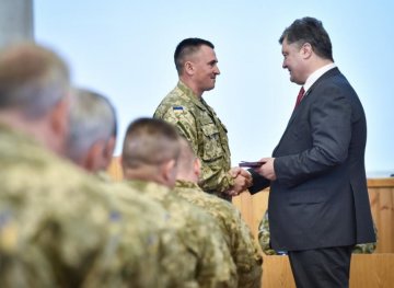 Українських воїнів вшанували нагородами за самовідданість