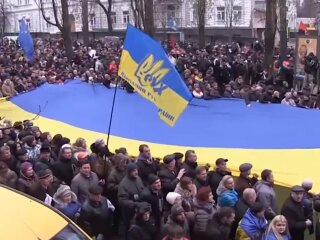 Мітинг, фото: скріншот з відео