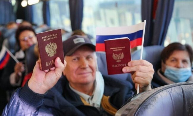 Жителей оккупированного Донбасса везут на выборы в РФ, фото: новости страны / Телеграмм