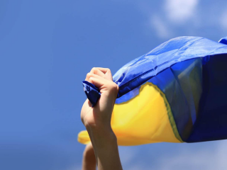 Флаг Украини, изображение из свободных источников