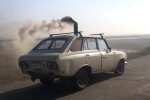 "Москвич" на буржуйці, скріншот: YouTube