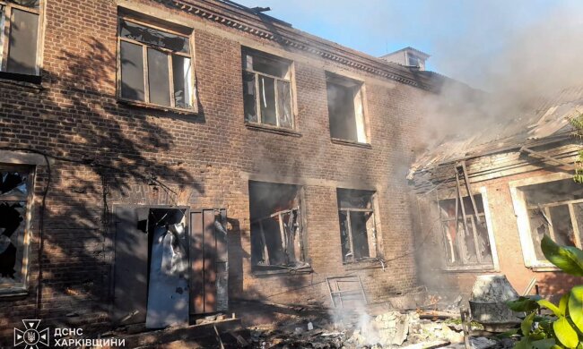 Ракетний удар по навчальному закладу в Балаклії