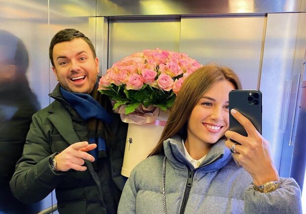 Григорий Решетник с женой, фото с Instagram