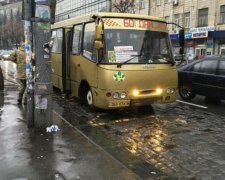 П'яний неадекват викрав маршрутку і влаштував ДТП