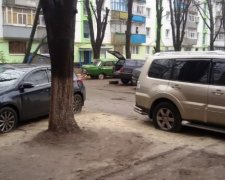 В Полтаве «мститель» порезал шины у полсотни автомобилей
