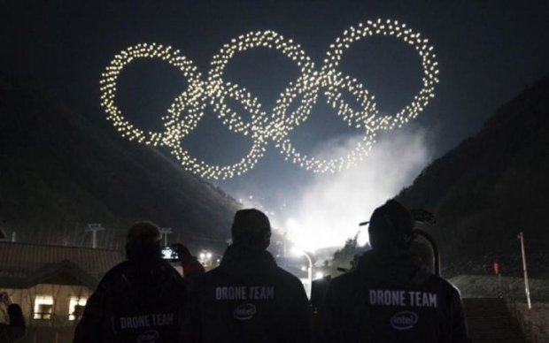Олимпийские игры 2018: Китай поднял в небо 1374 дронов 