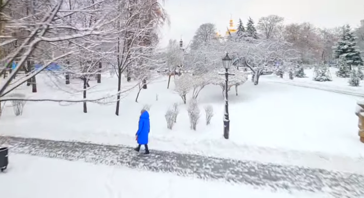 Зимняя погода. Фото: скрин youtube