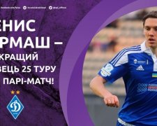 Тренера і півзахисника Динамо визнали найкращими в 25-му турі Прем'єр-ліги