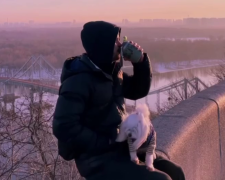 Украинцы, кофе, рассвет, кадр из видео